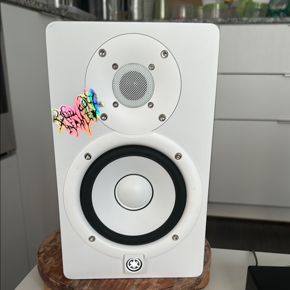 Yamaha White Studio Monitors (Pair)